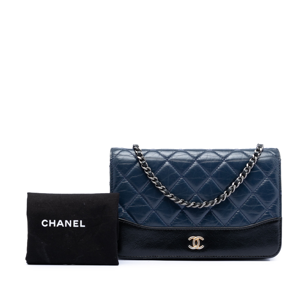 Pre-Loved Chanel Quilted Aged Calfskin Gabrielle Wallet On Chain - Picture 8 of 8
